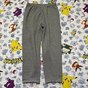 Vintage 90s Jerzees Grey Made in USA Cotton Sweatpants